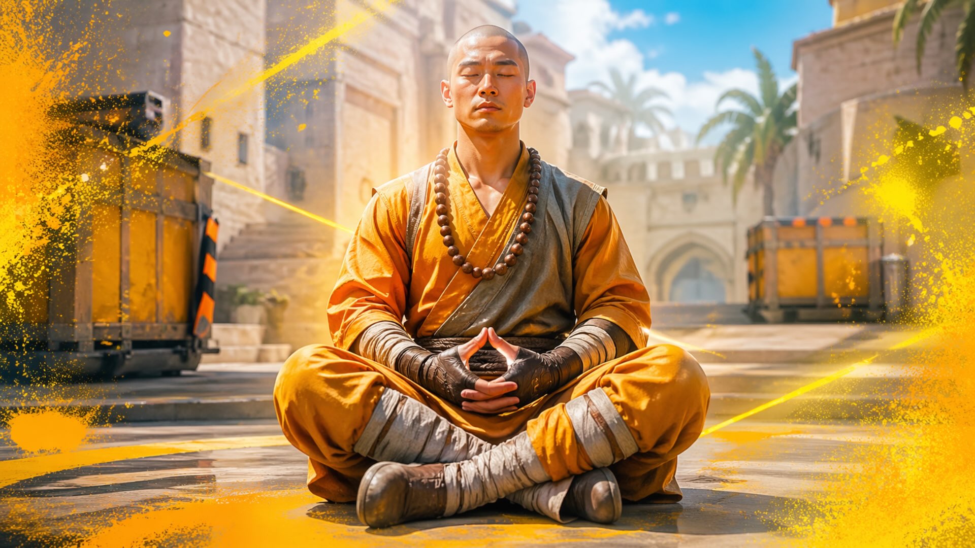 Chinese monk: meditation keeps me calm in CS2