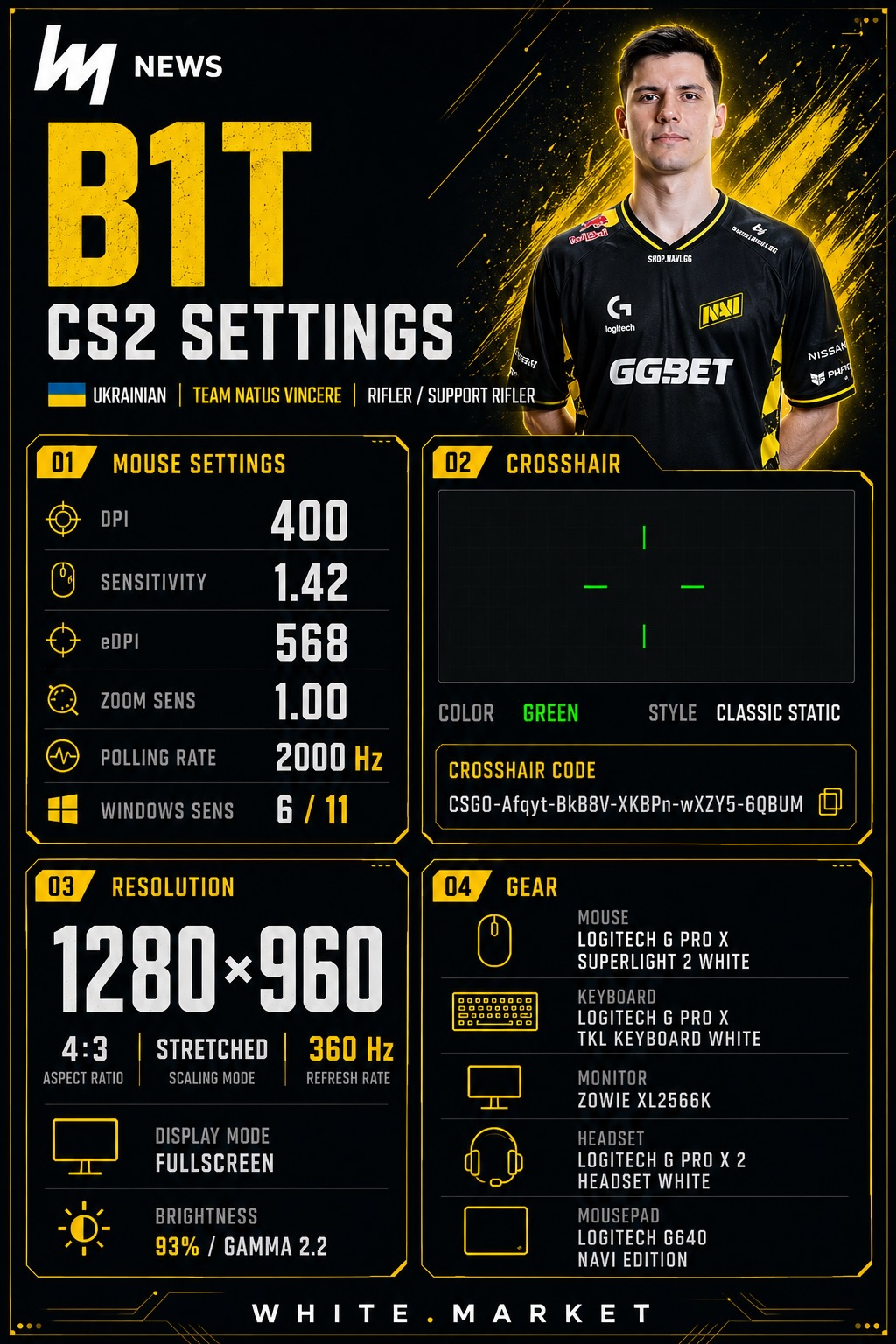 CS2 b1t Settings: Full Config Breakdown for NAVI Rifler - news.white.market