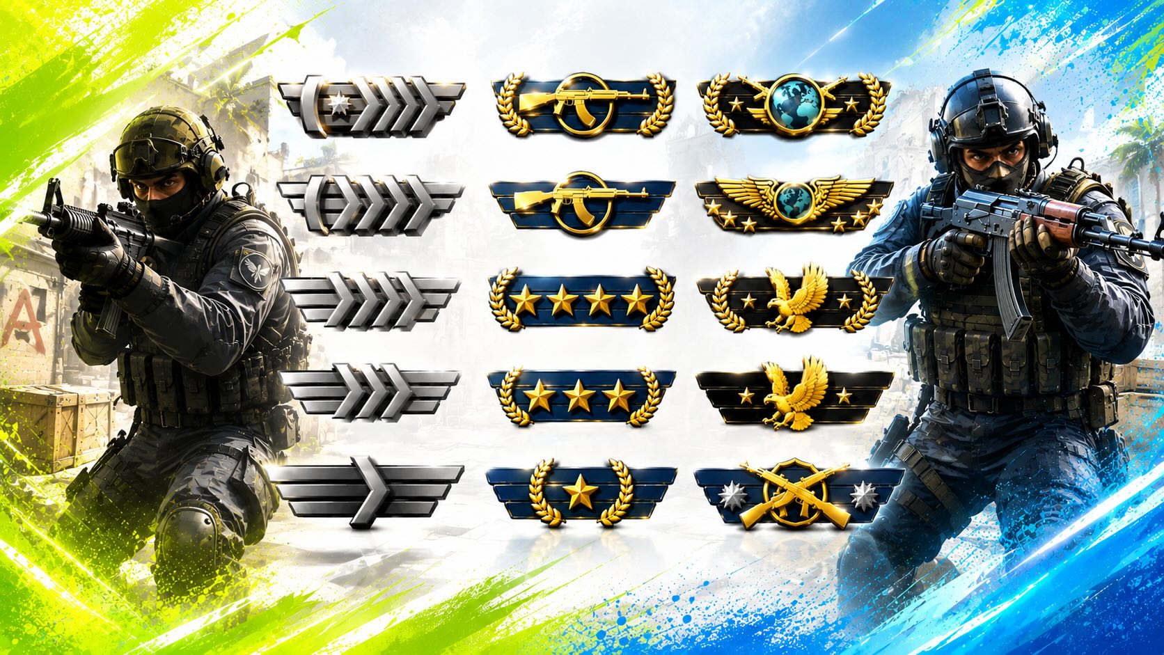 Wingman Ranks in CS2 - news.white.market