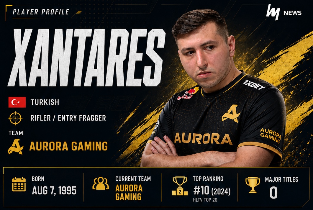 XANTARES CS2: Player Profile, Stats, Career, and Achievements - news.white.market