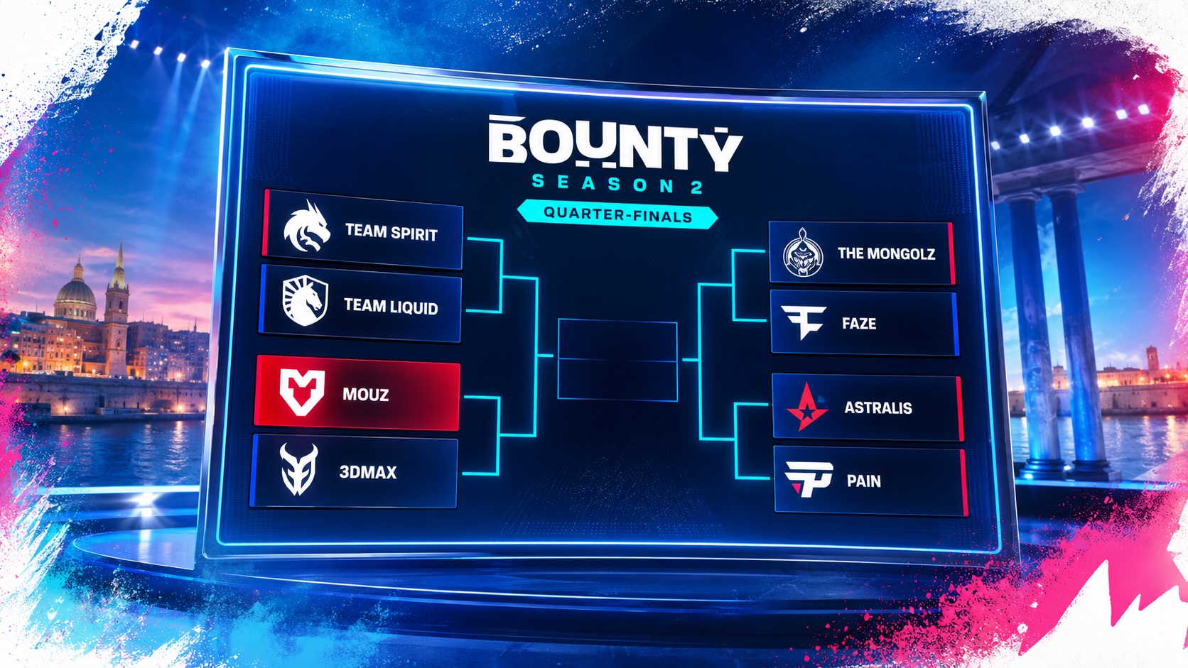 BLAST Bounty Season 2 quarter-finals set after Malta draft