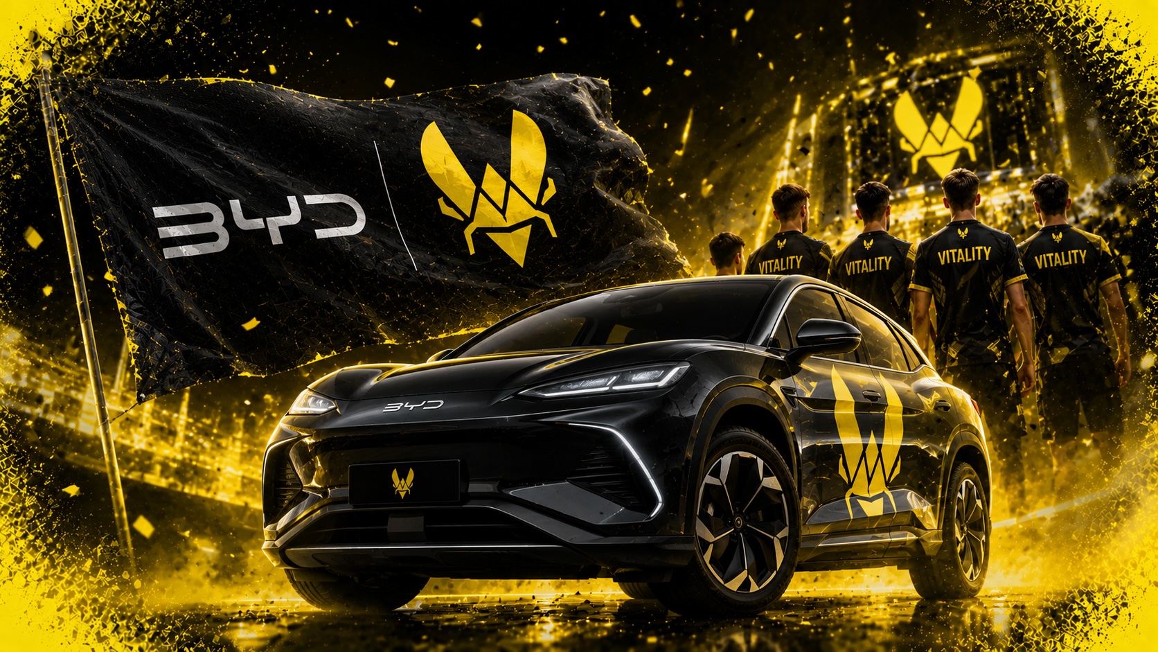 BYD Named Team Vitality’s Official Summer Vehicle Supplier