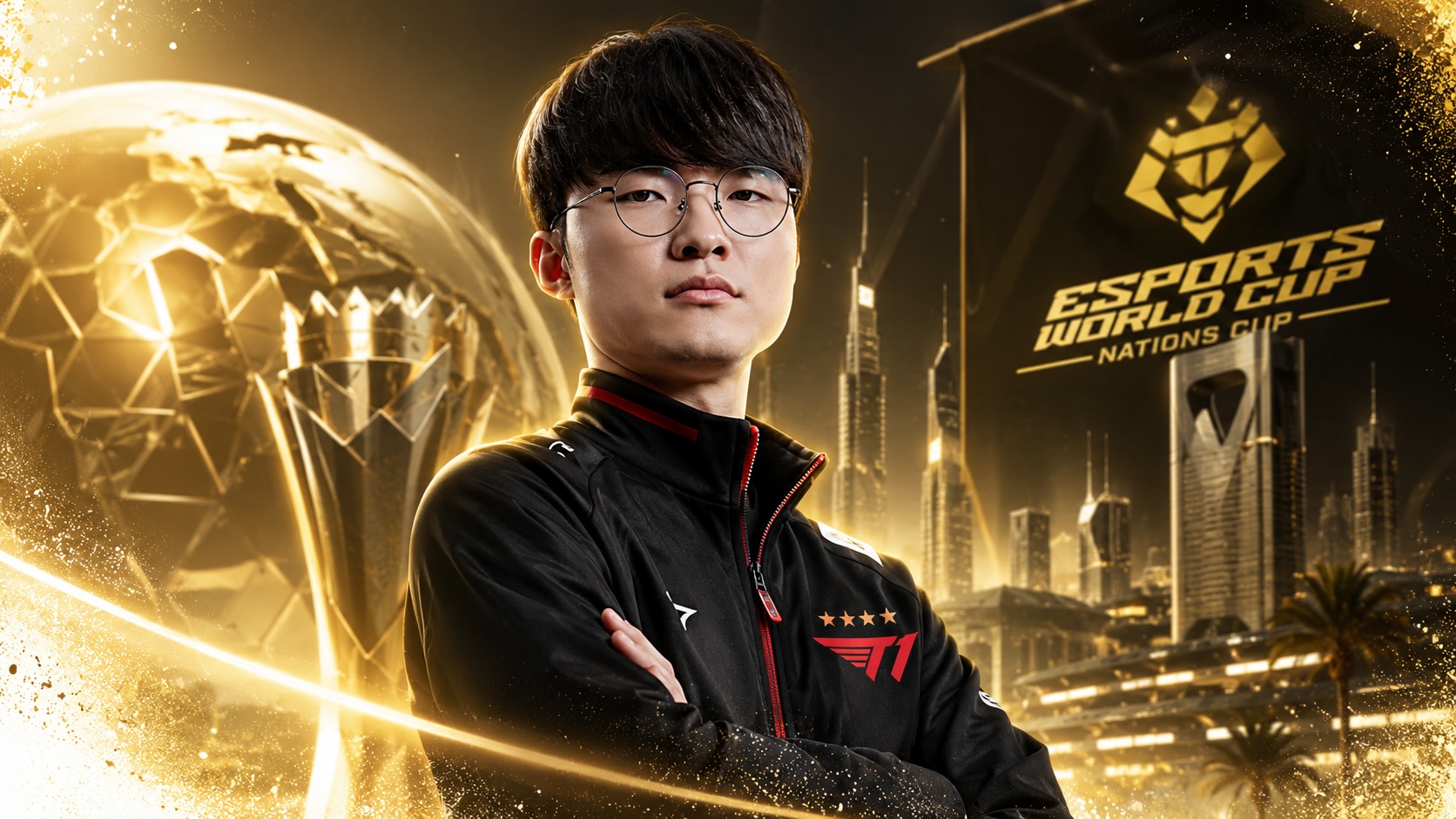 Faker ambasadorem Esports World Cup i Nations Cup do 2028