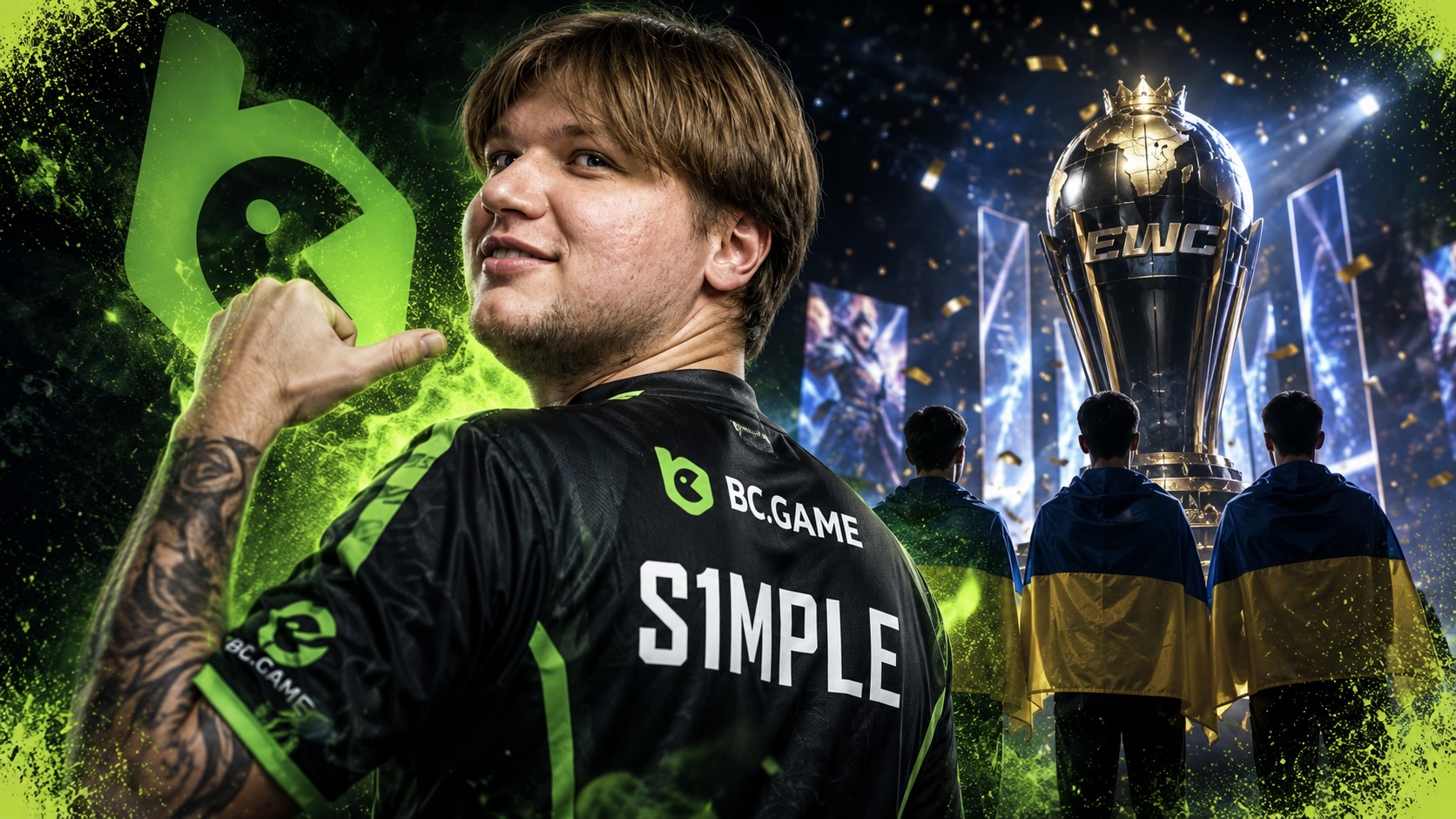 s1mple повертається: BC.Game і три українські команди в EWC