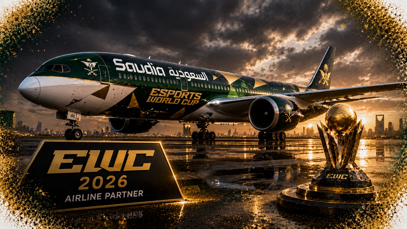 Saudia unveils esports-liveried jet as EWC 2026 airline partner