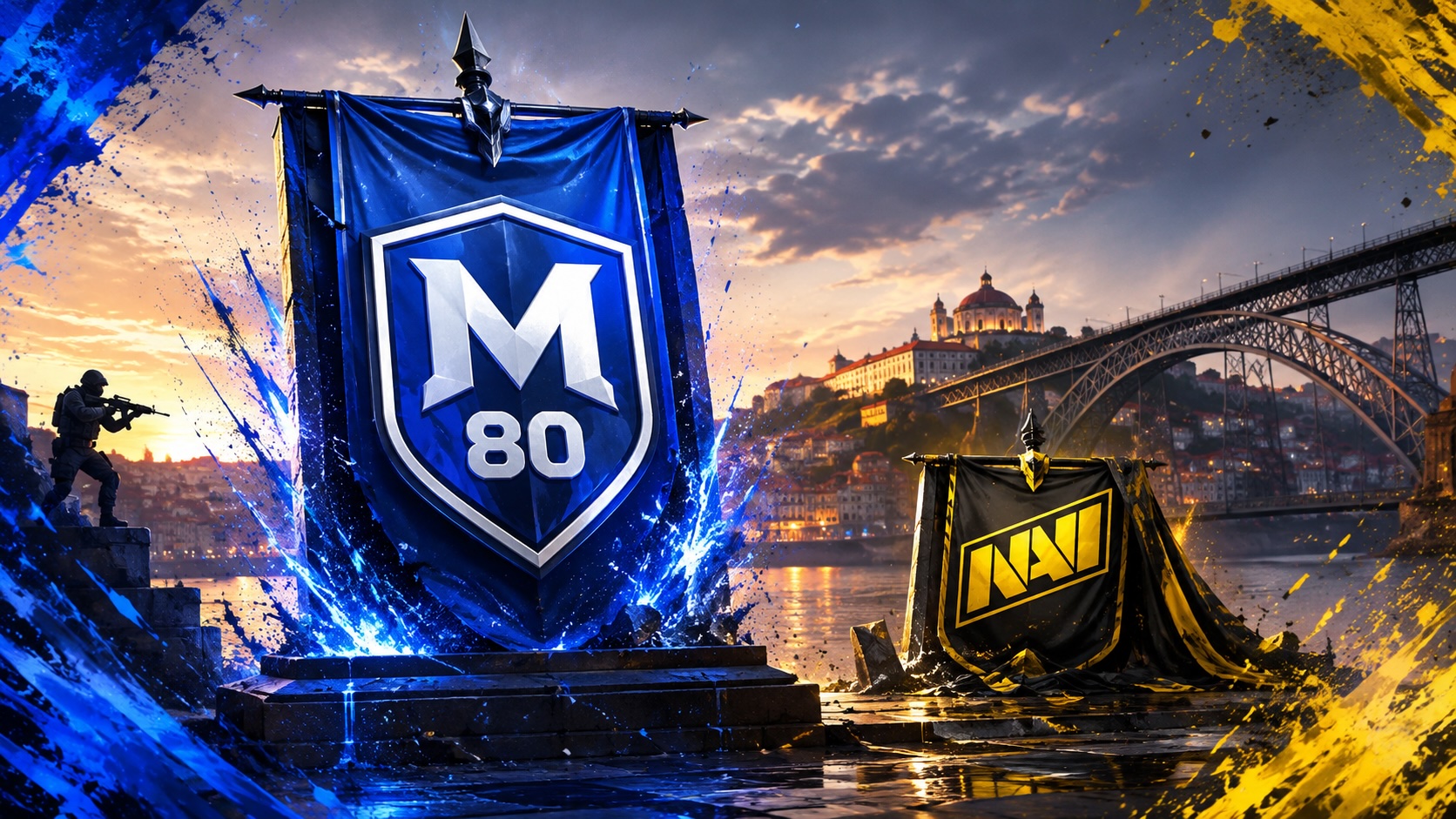 Sensacja na BLAST Open Porto: M80 ogrywa Natus Vincere