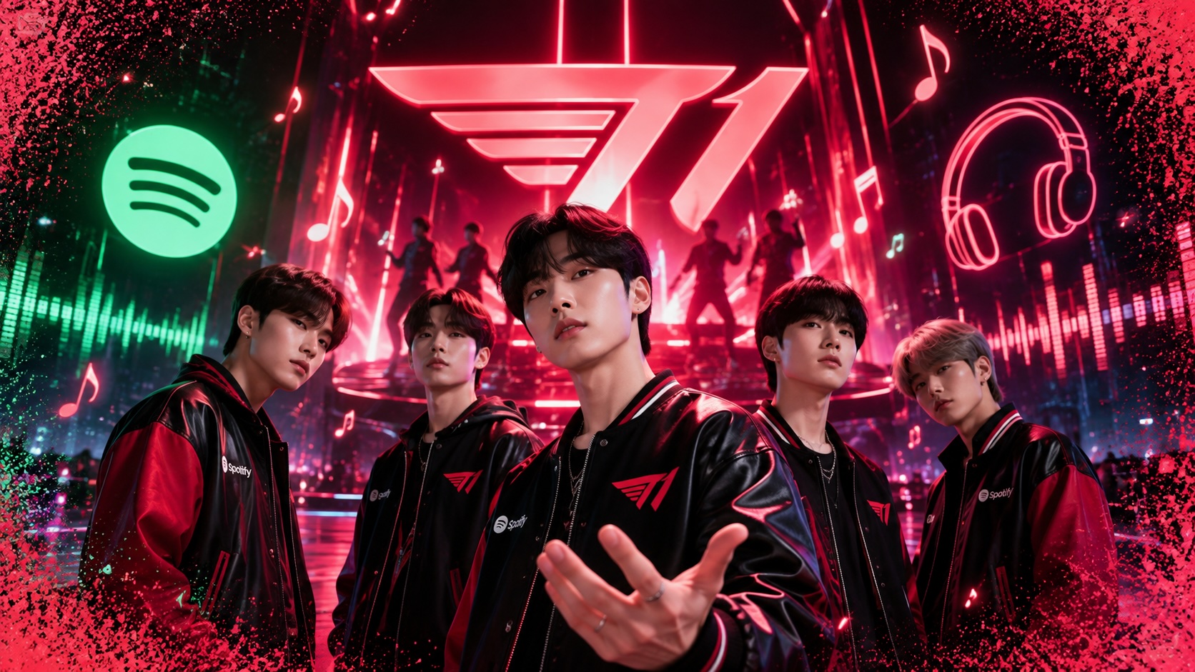 T1 and Spotify Korea launch T1 STARS K-pop project