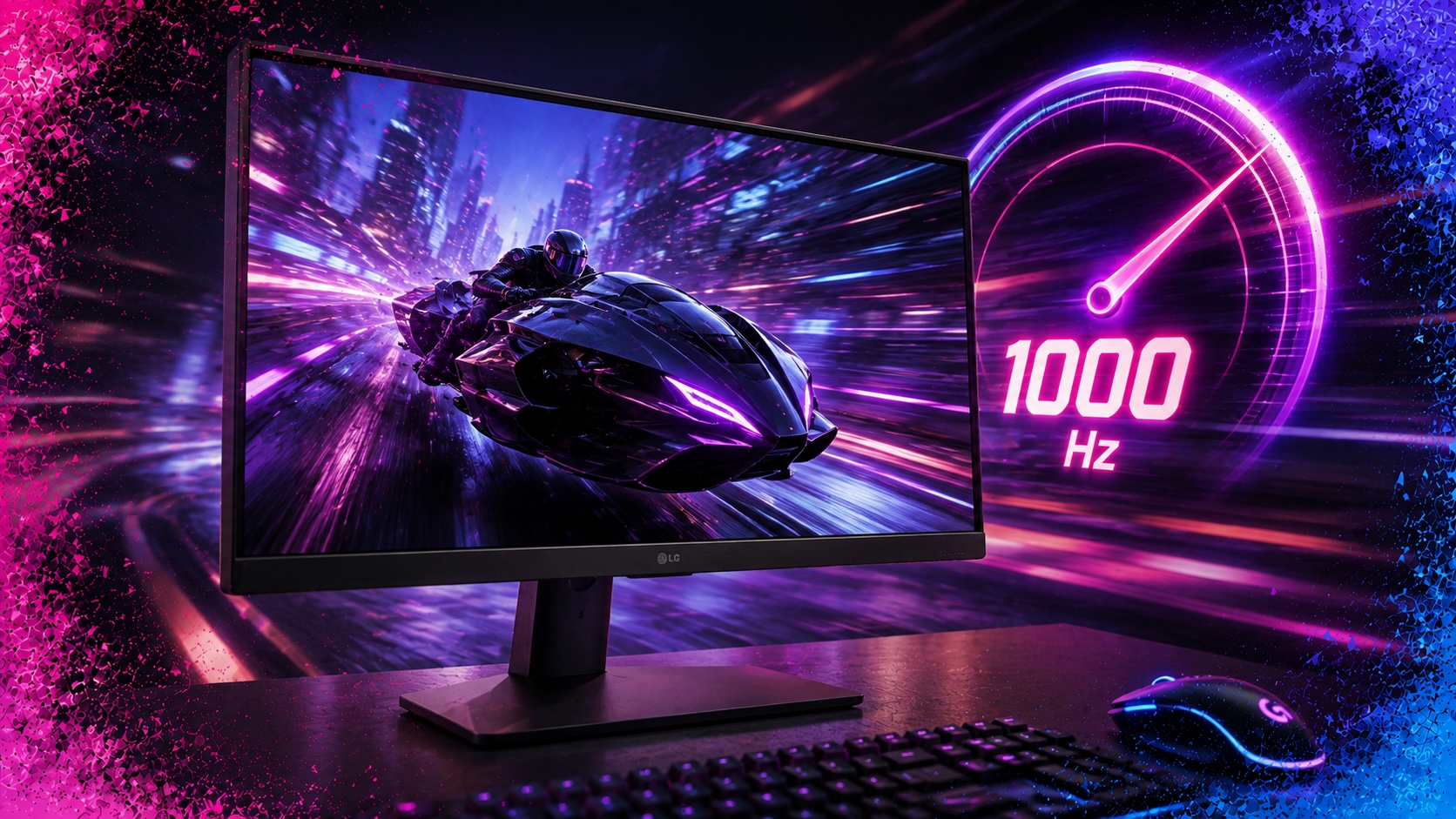 LG представила перший у світі 1000 Гц ігровий монітор