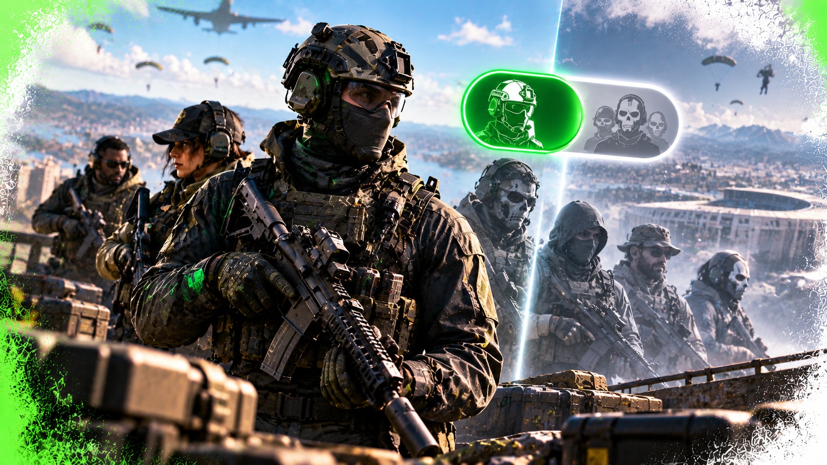 Activision додасть перемикач реалістичних скінів у Warzone