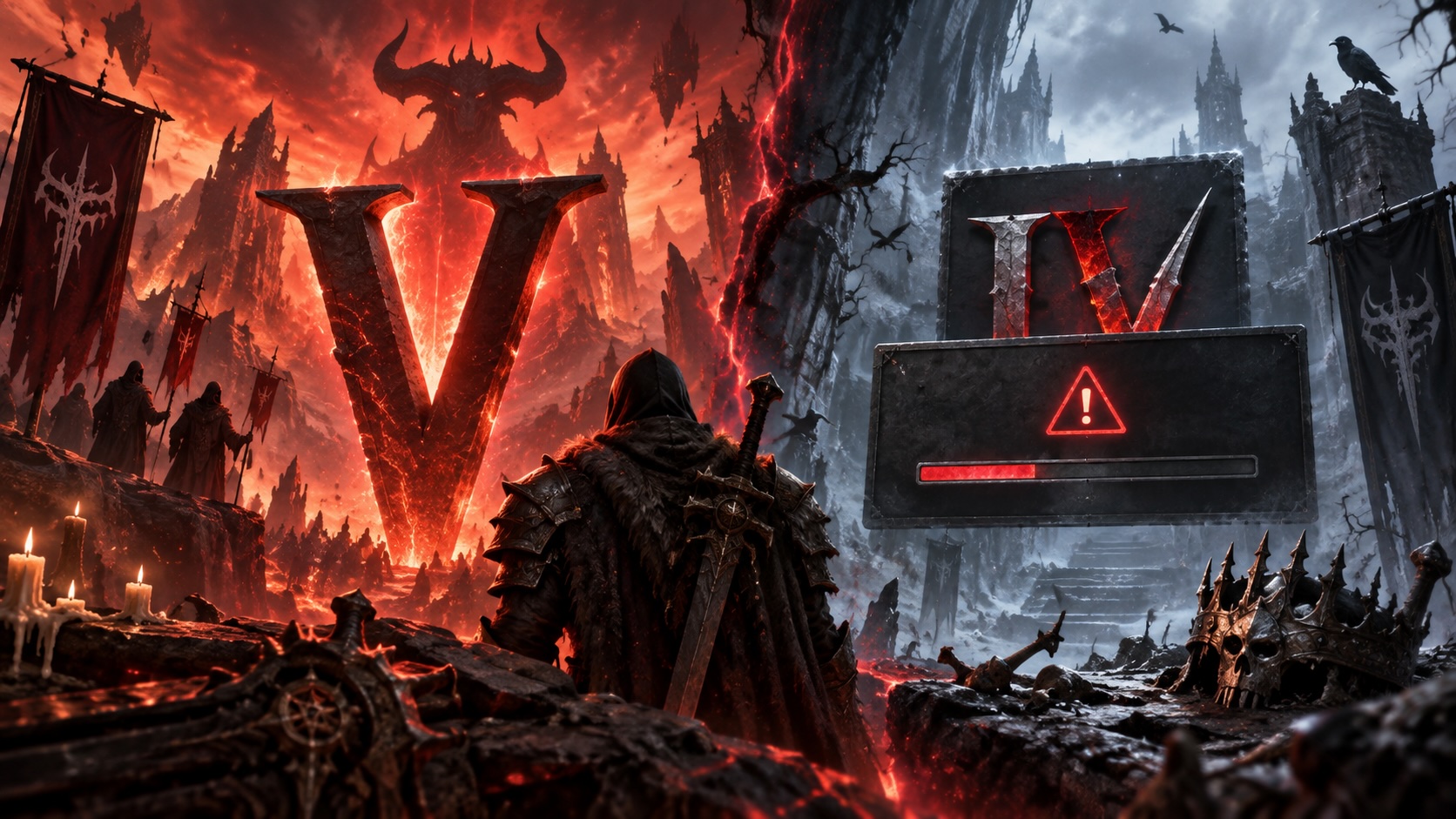 Diablo 5 zapowiedziane, start sezonu Diablo 4 miał awarię