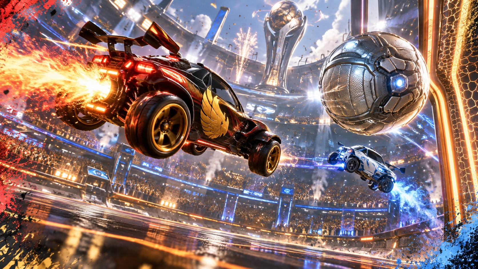 Team Falcons Sweep Spacestation To Win RLCS 2026 Title